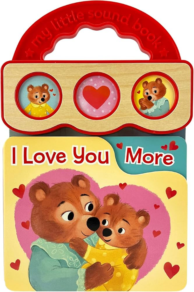 I Love You More 3-Button Sound Board Book for Babies and Toddlers | Amazon (US)