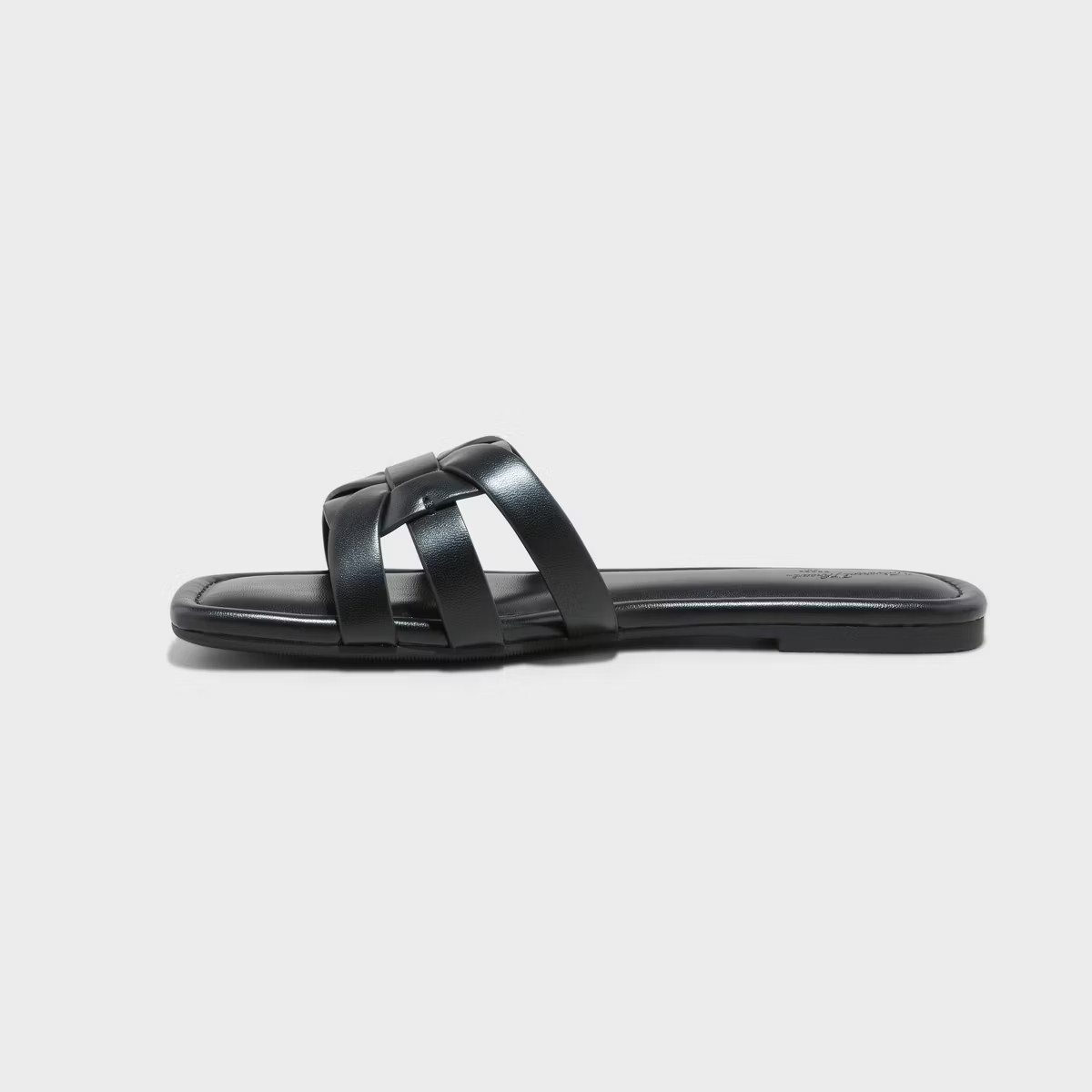 Women's Edna Slide Sandals with Memory Foam Insole - Universal Thread™ Black 6 | Target