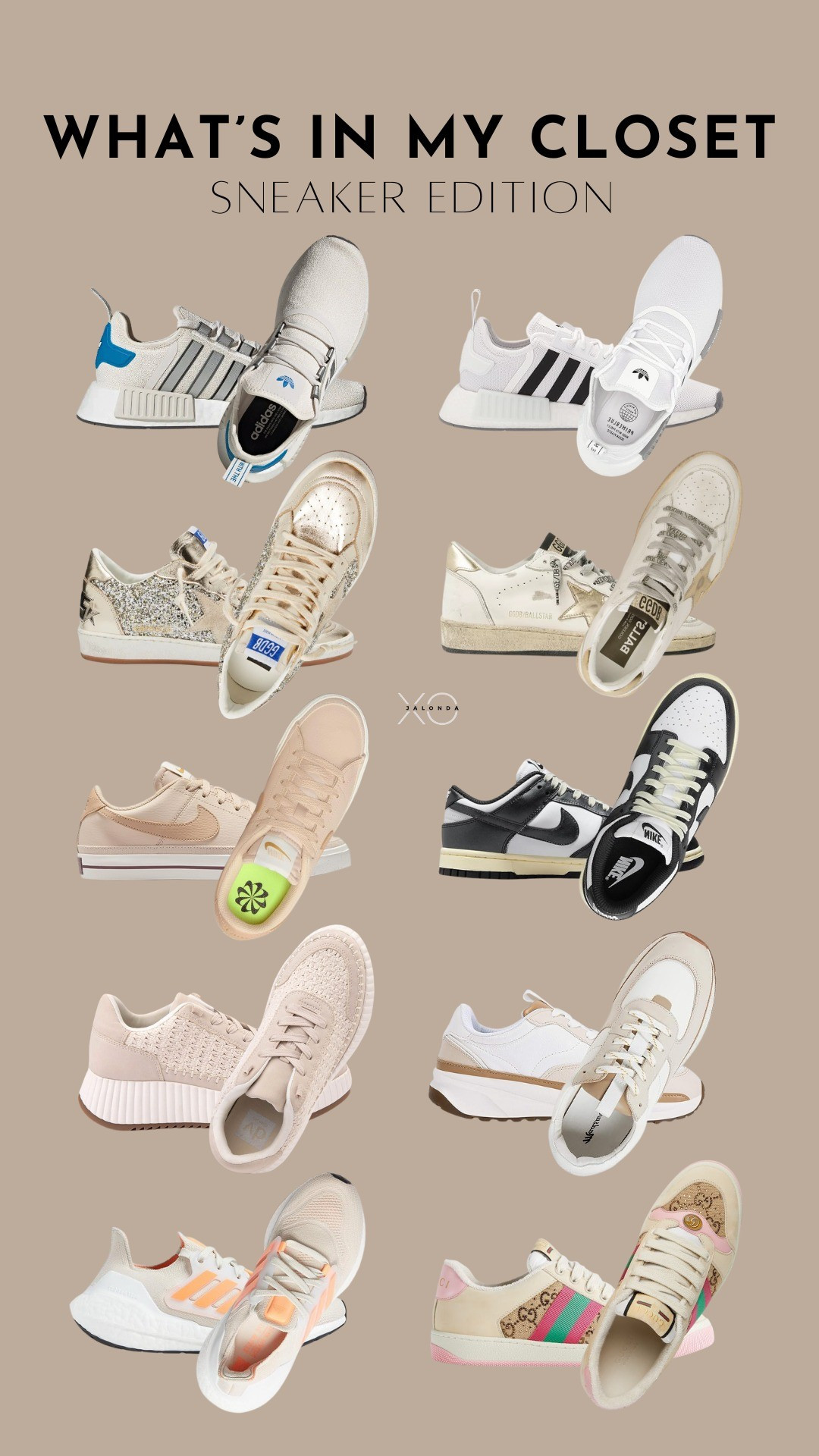 some of my fave sneakers. 

For sizing: I'm 5’2 | 150 lbs | wearing size 8 


#fashion #outfitinspo #feelingfab #foundonamazon #midlifejourney #style on-the-go #fashionfootwear #myfaves #shoecollection #shoeobsession #comfyshoes #shoes

