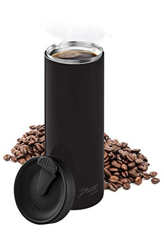 bobble French Coffee Presse, On-The-Go use, Quick Brew, Slim Design, Triple Wall Insulation, 14 oz (Black) | Amazon (US)