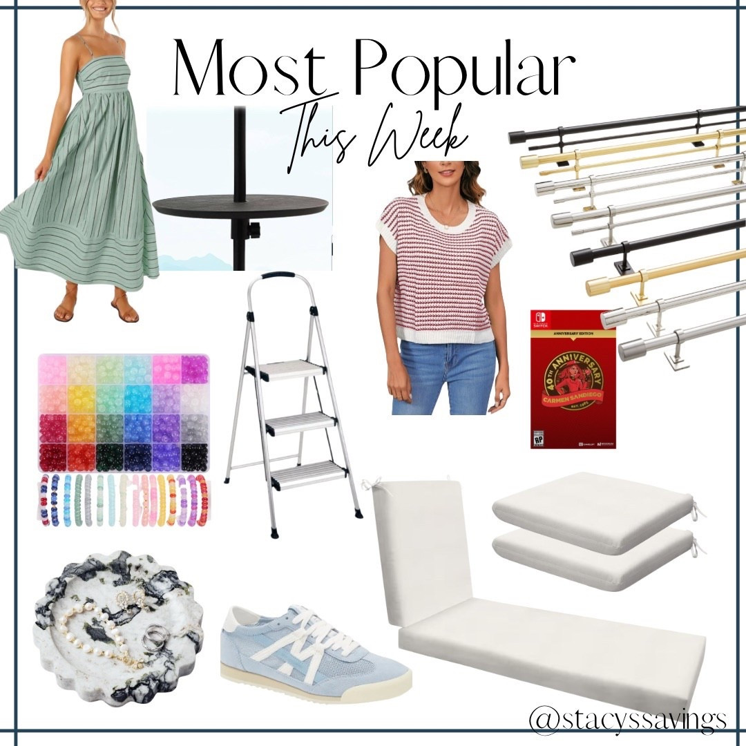 Your favorite things this week! Those mesh sneakers are perfect for summer & are on sale! Comes in 4 colors. 



#LTKSeasonal #LTKSummerEdit #LTKOver40