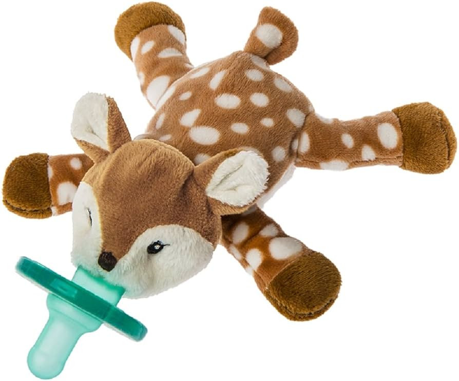 Mary Meyer WubbaNub Infant Pacifier, 6-Inches, Amber Fawn | Amazon (US)
