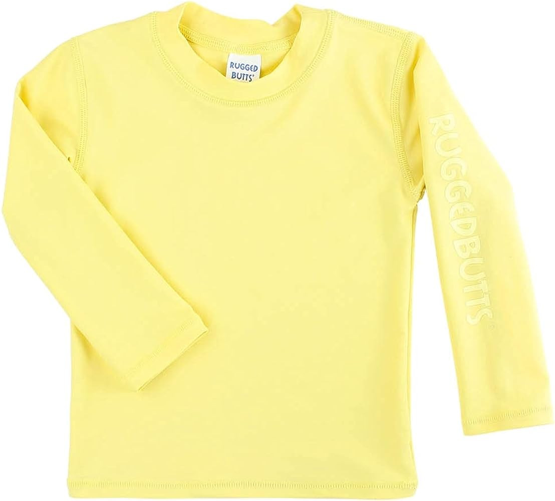 RUGGEDBUTTS® Baby/Toddler Boys Long Sleeve Rash Guard Swim Shirt w/UPF 50+ | Amazon (US)