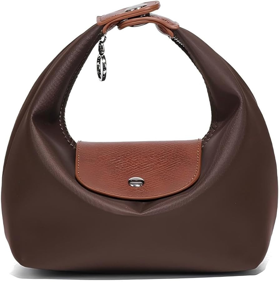 Mini Nylon Handbag for Women Crossbody Purse with Adjustable Strap Sling Bag Hobo | Amazon (US)