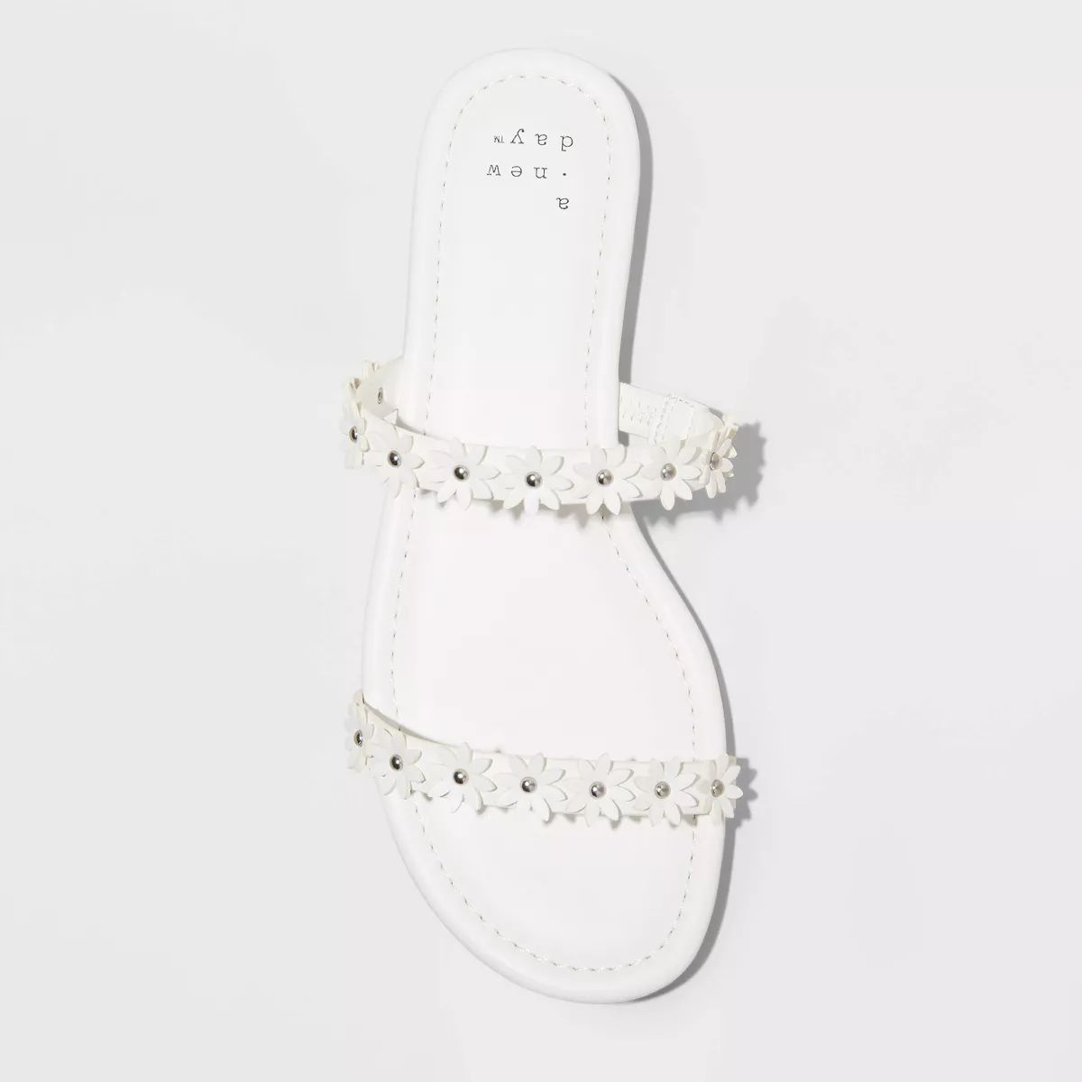 Women's Steffie Slide Sandals - A New Day™ White | Target