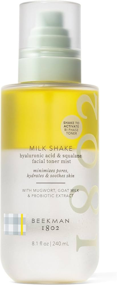 Beekman 1802 Milk Shake Hydrating Toner & Face Mist - Hyaluronic Acid & Squalane - Gentle - Minim... | Amazon (US)