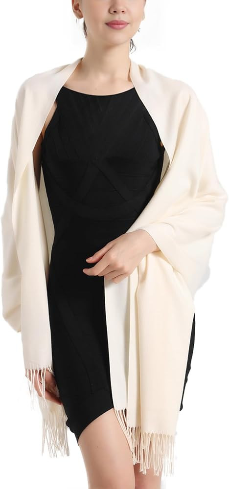 Pashmina Scarf and Shawl - Soft Women Pashminas Wrap for Wedding Evening Party dresses | Amazon (US)