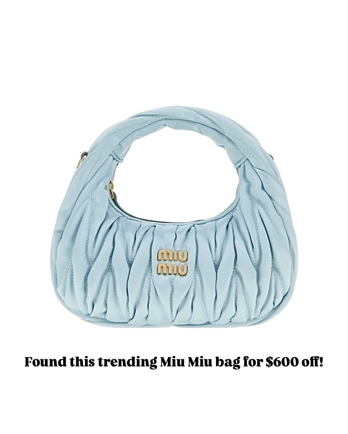 Miu Miu bag on sale 


Designer deal 
Designer bag

#LTKSaleAlert #LTKootd #LTKdayinmylife