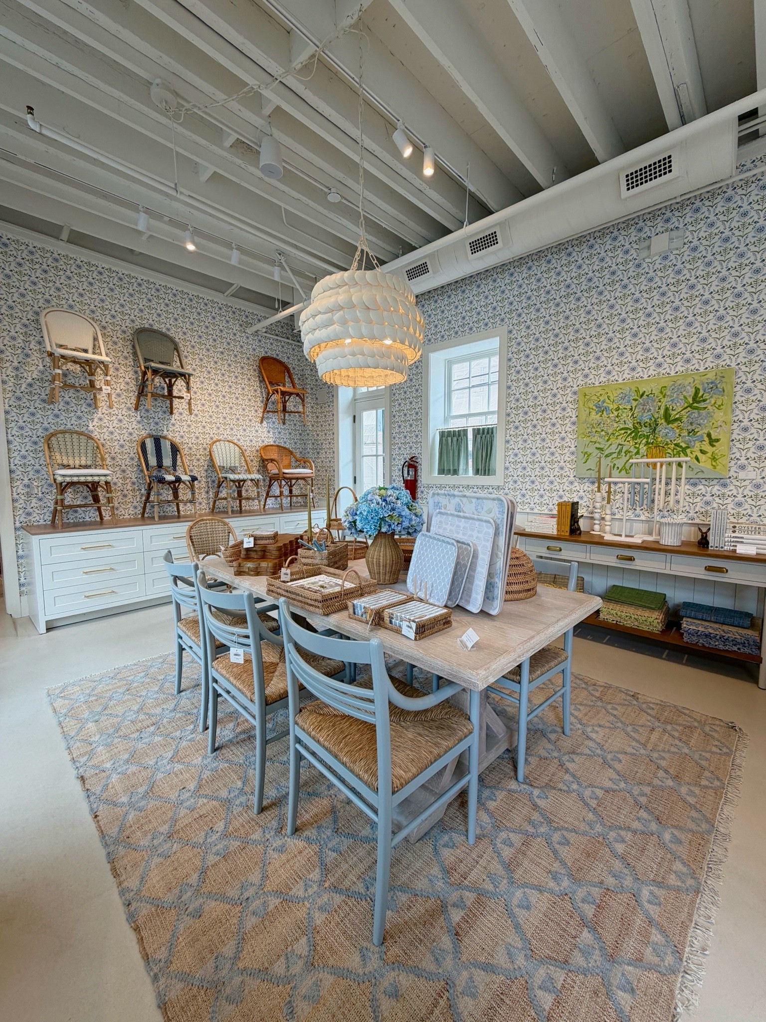 Sale alert at Serena & Lily! 🩵 Featuring the Tuileries Rug, Meyers Dining Chairs in Coastal Blue, and the Lake House Dining Table for such a bright and cheerful dining space. 😍 The coastal blue tones paired with warm natural textures create the perfect mix of relaxed charm and timeless style. ✨ A beautiful setup filled with fresh pops of blue and classic coastal character. 🐚 #SerenaAndLily #DiningRoomInspo #CoastalHome

#LTKHome #LTKSaleAlert