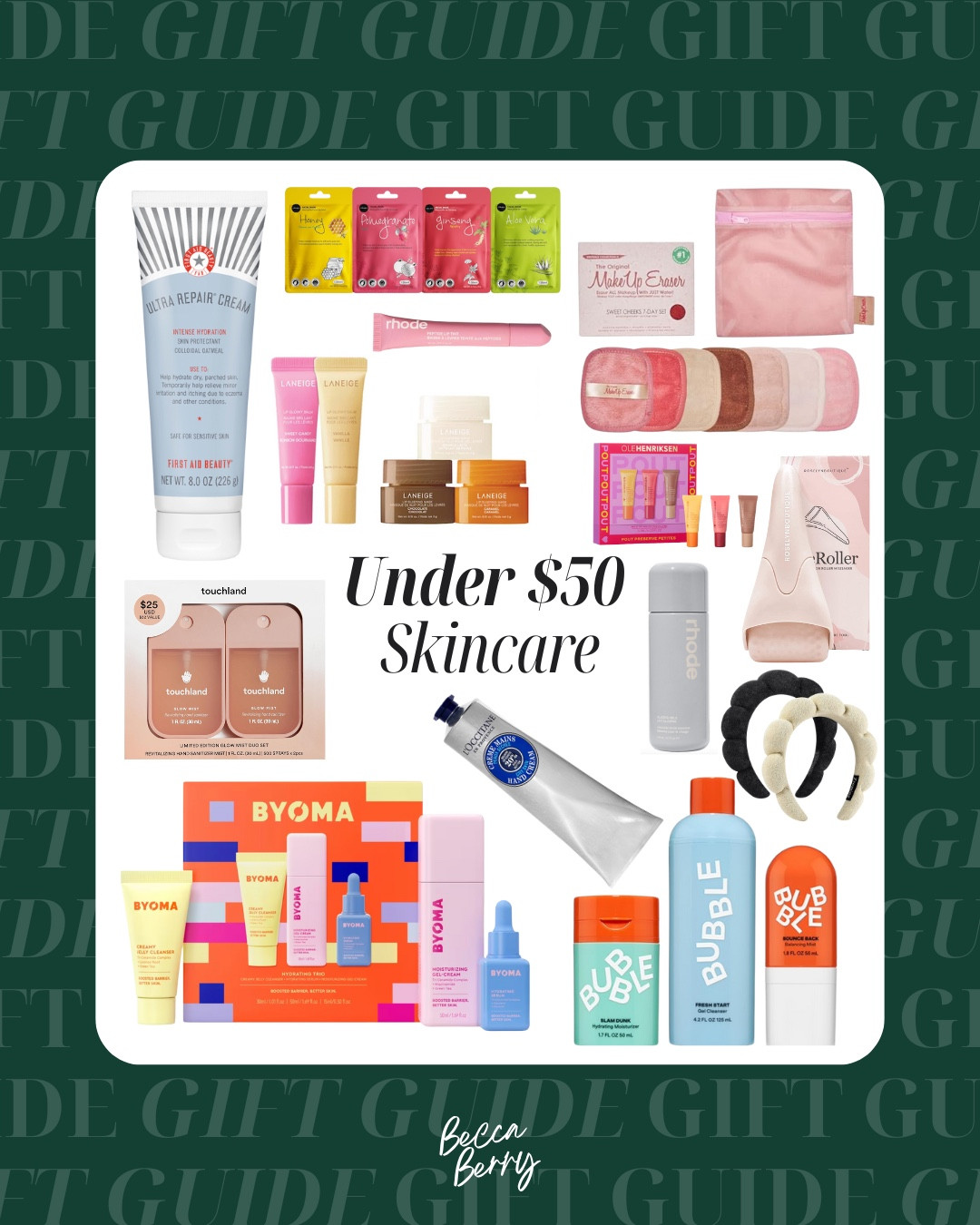 Skincare gift ideas it under $50.

#LTKGiftGuide #LTKselfcare #LTKHoliday