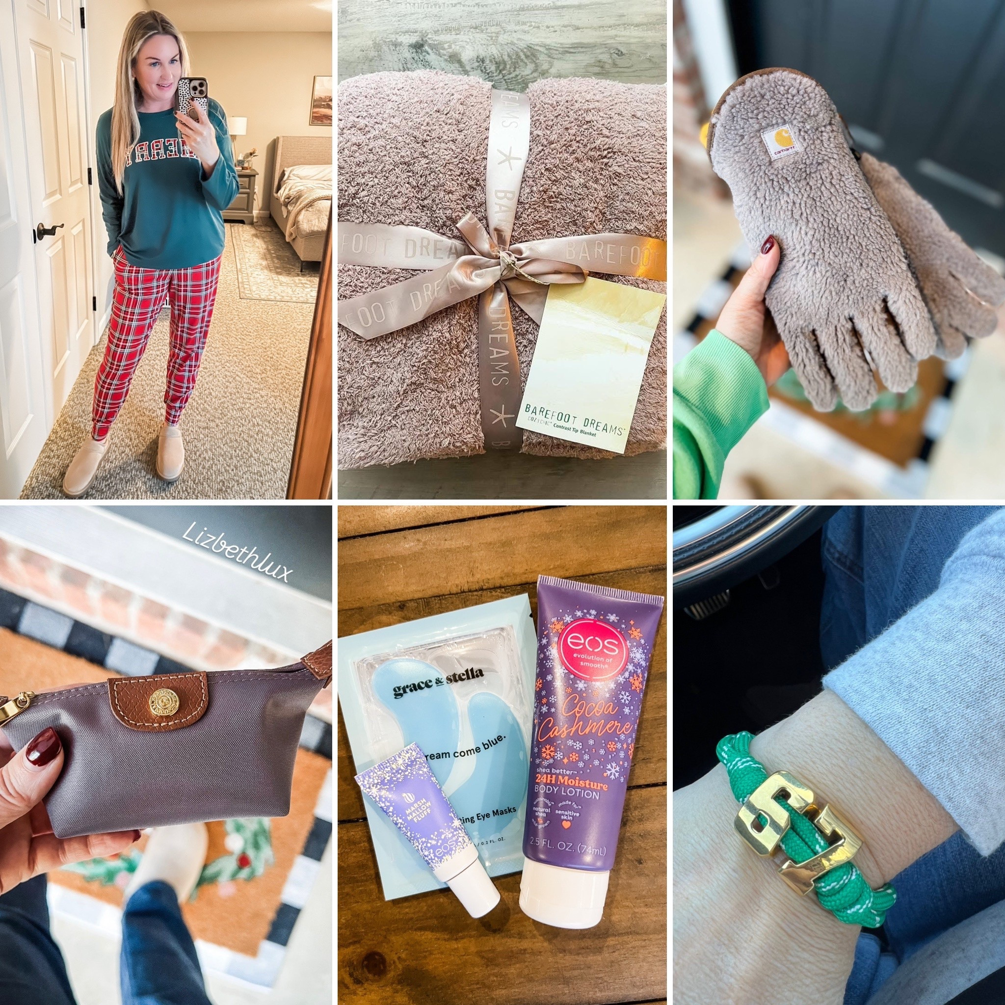 Wearing size L in pjs!