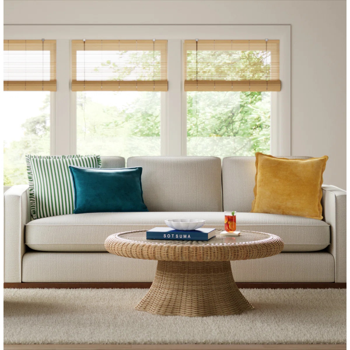 Collier Scalloped Edges Cotton Throw Pillow | Wayfair North America