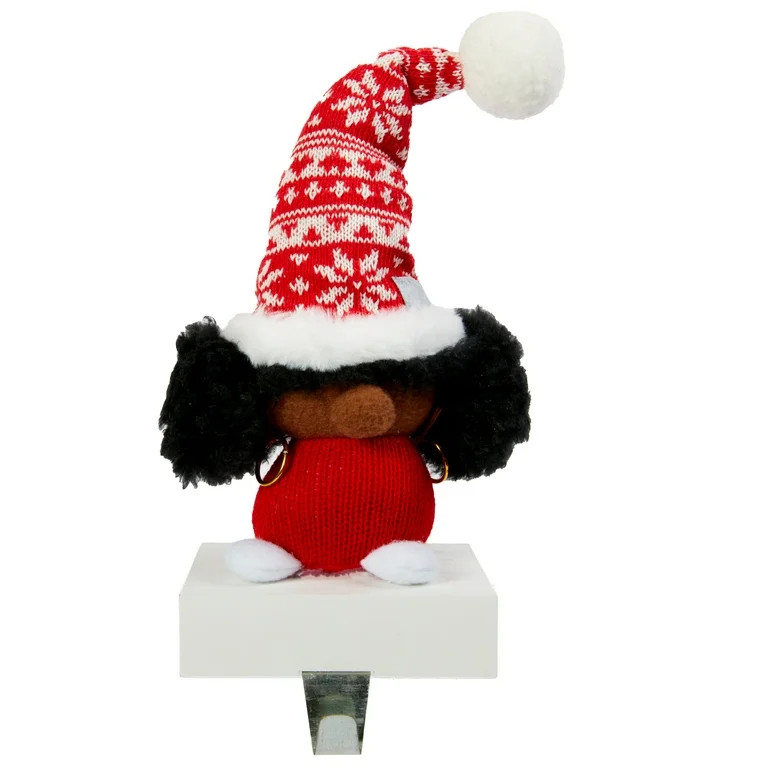 Black Paper Party Stocking Holder, Girl Gnome, 8 inch, 1lb | Walmart (US)