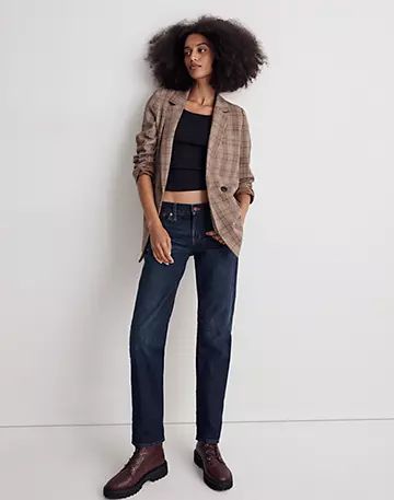 Caldwell Double-Breasted Blazer in Wardlow Plaid | Madewell