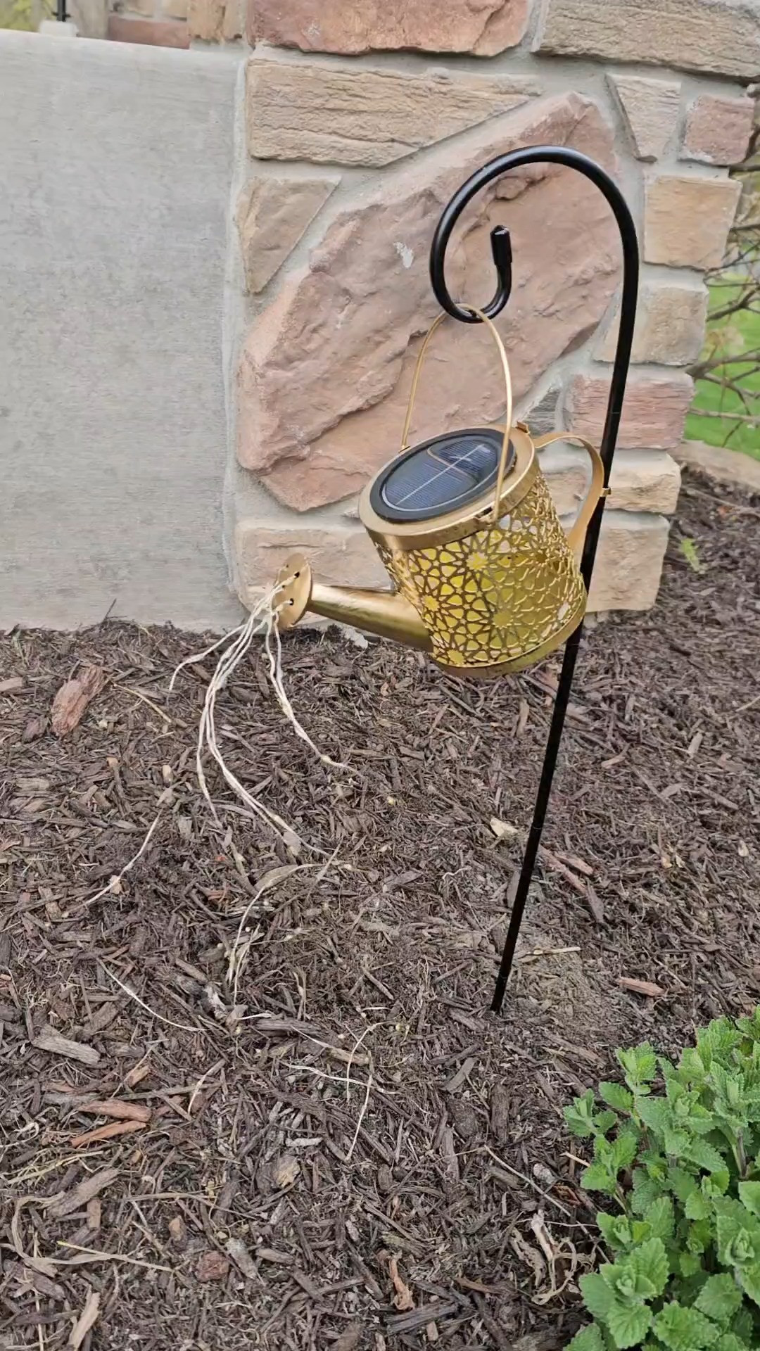 Cutest solar watering can for your garden!

