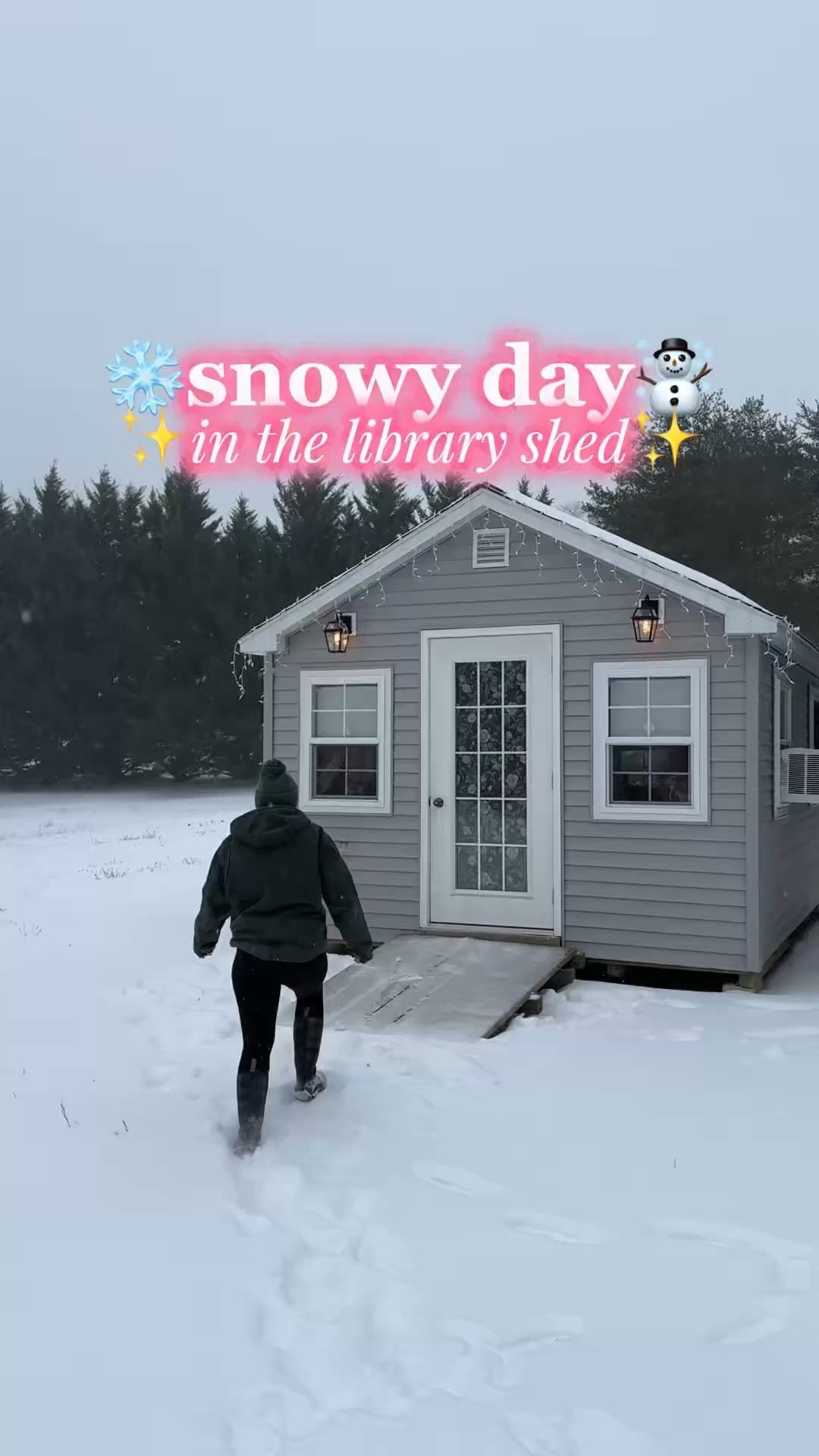 a snowstorm isn’t keeping me from the library shed❄️☃️💗
✨outfit details & decor linked here✨
💗more shed finds are on my Amazon storefront!

#LTKdayinmylife #LTKvlog #LTKHome