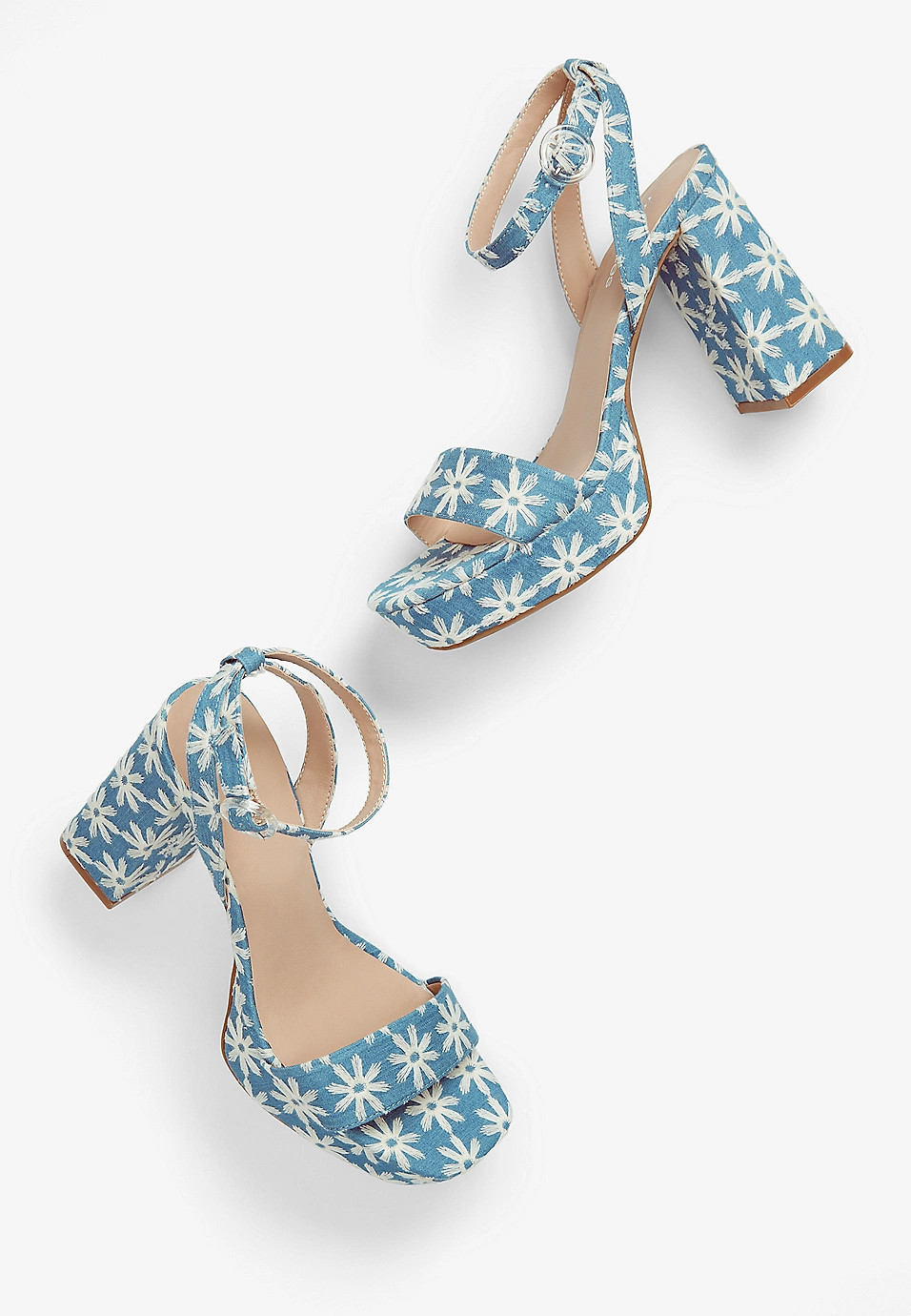 Natalie Floral Block Heel | Maurices