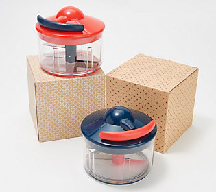 Kuhn Rikon Set of (2) 2-Cup Pull Chops | QVC