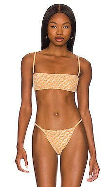 DEVON WINDSOR Amelia Bikini Top in Moroccan Sunrise from Revolve.com | Revolve Clothing (Global)