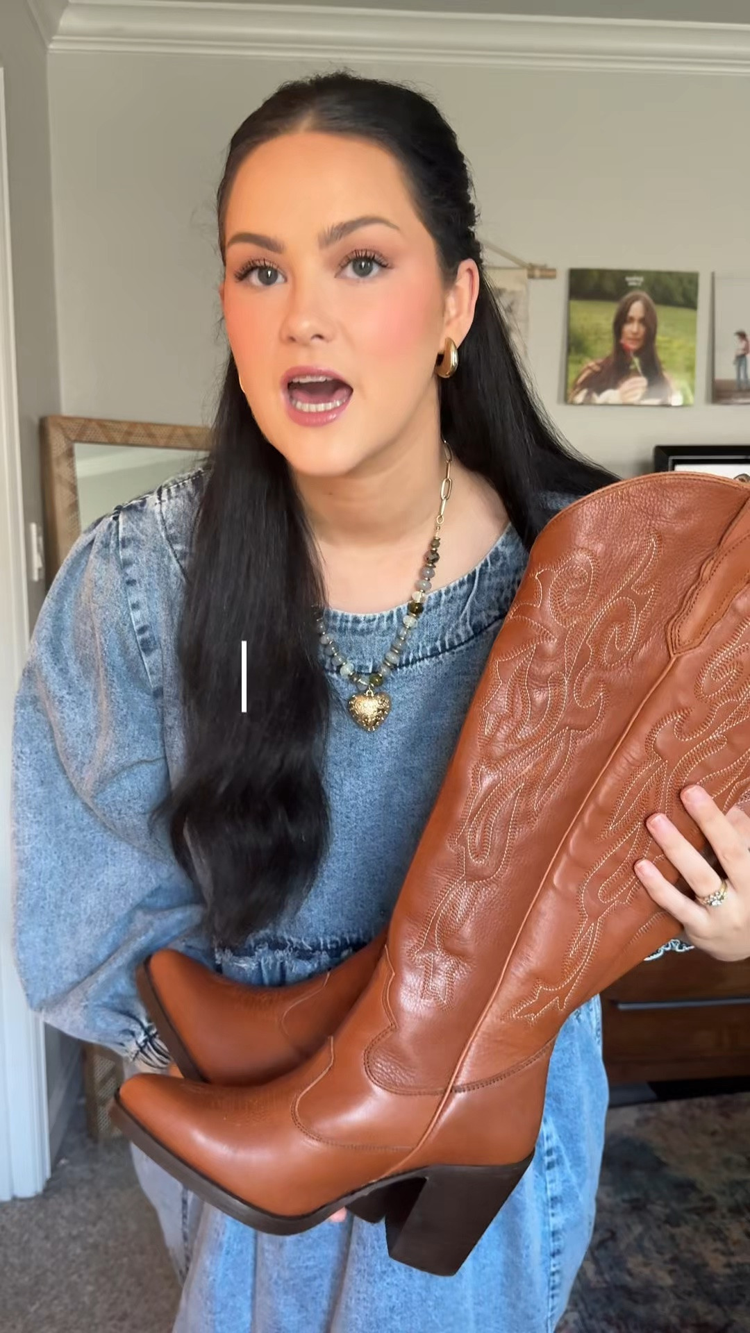 Wearing my true size 10 with an 18.5 in calf circumference 🥰👢

#LTKootd #LTKgrwm #LTKMidsize