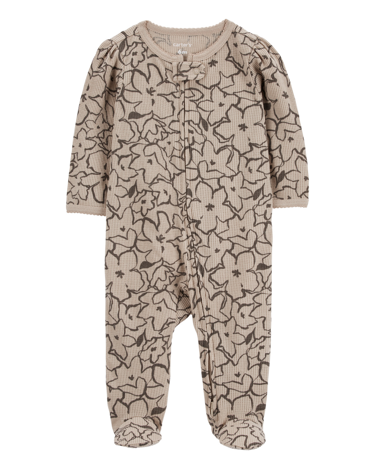 Baby Floral 2-Way Thermal Sleep & Play Pajamas | Carter's Inc