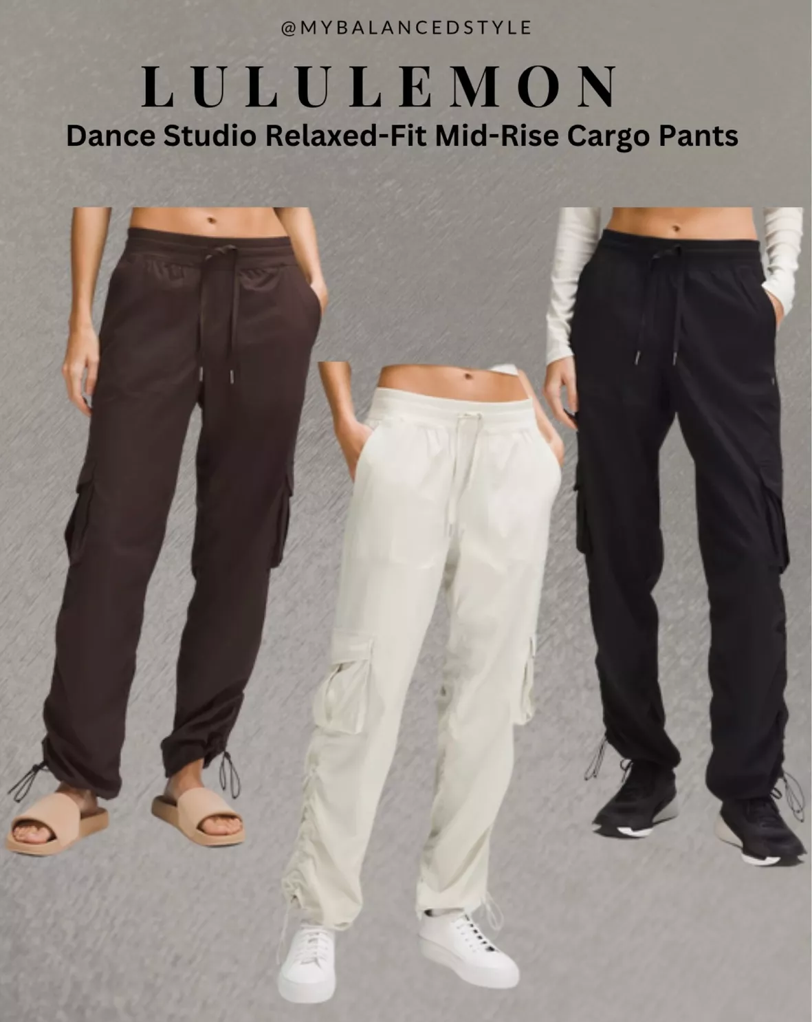 Lululemon athletica Dance Studio Relaxed-Fit Mid-Rise Cargo Pant, Women's  Pants