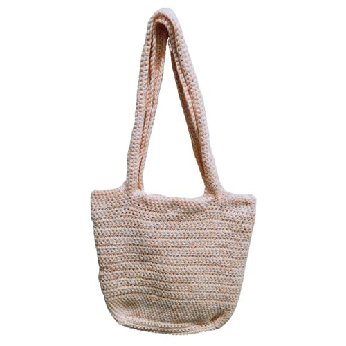 Shoulder Handbag Crochet Tote, Crochet Tote Bag, Lined Crochet Shoulder Bag, Crochet Tote Bag, Ha... | Amazon (US)