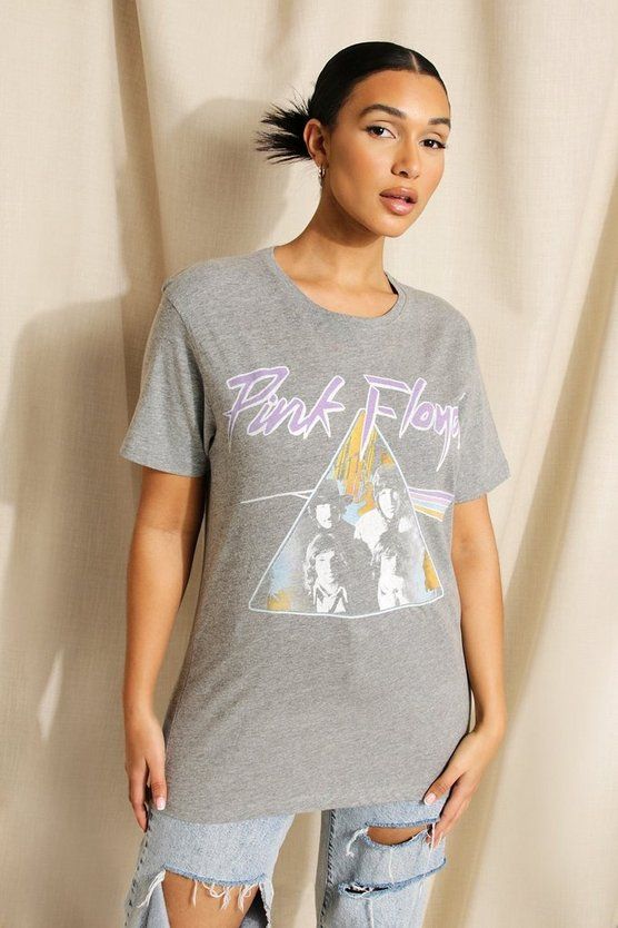 Pink Floyd License Print Oversized T-shirt | Boohoo.com (US & CA)