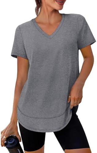 XIEERDUO Womens Workout Tops Short Sleeve Shirts Sun Protection UPF 50+ Quick Dry Outfits for Hik... | Amazon (US)