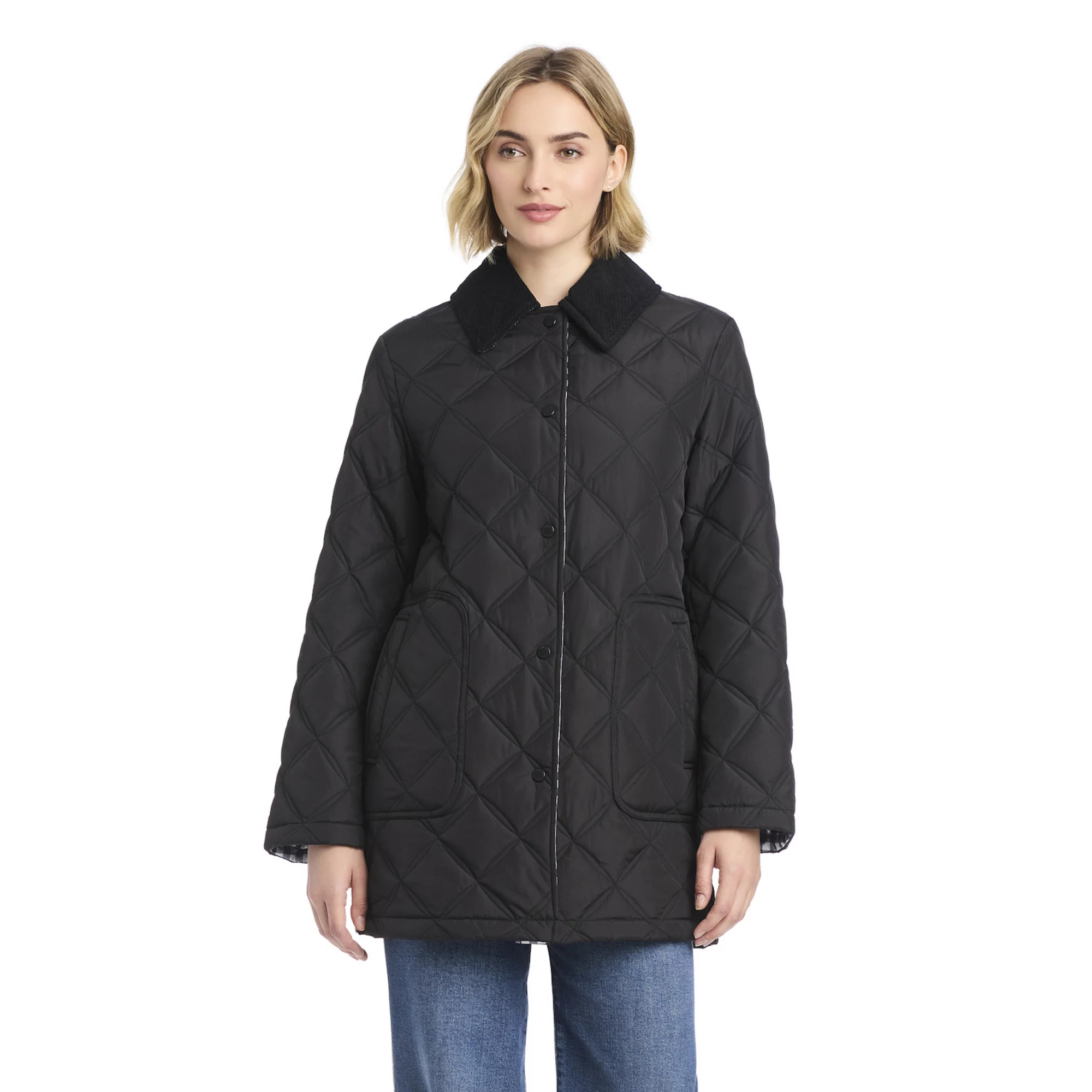 Women's DRAPER JAMES RSVP\u2122 Flower Quilted Barn Coat | Kohl's
