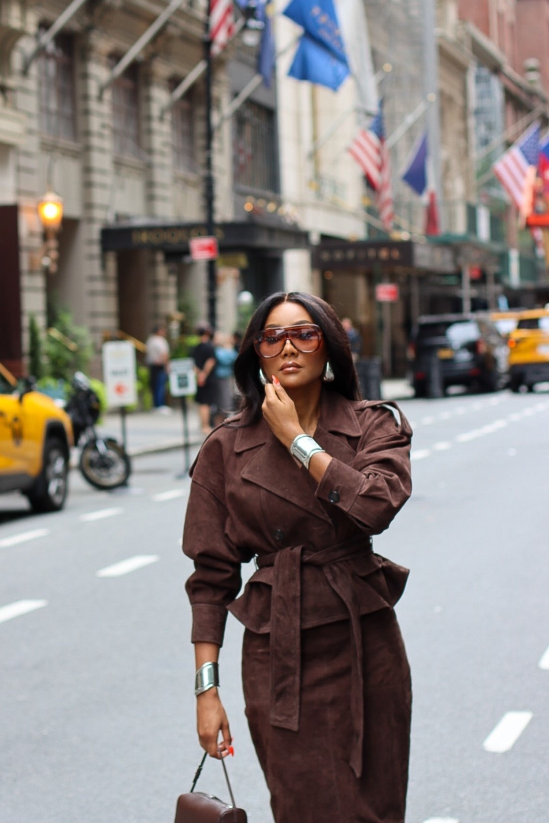 New York fashion week. Mango, river island, Zara, bershka, suede trench, brown, chocolate brown, COS, silver, revolve, ASOS, H&M 

#LTKFashionMonth #LTKautumn #LTKstyletip