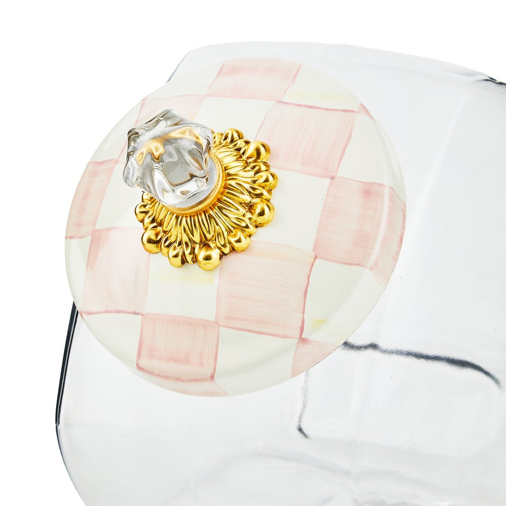 Cookie Jar with Rosy Check Lid | MacKenzie-Childs