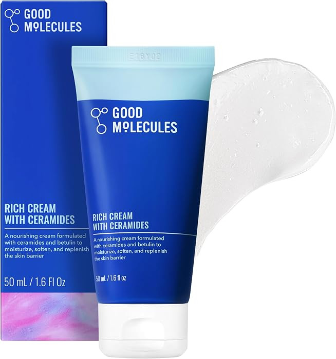 Good Molecules Rich Cream with Ceramides, Face Moisturizer for Dry Skin | Amazon (US)