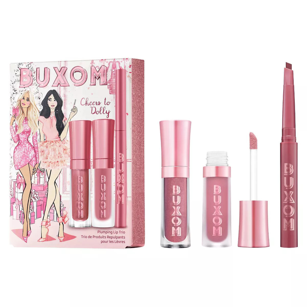 Buxom Cheers to Dolly Plumping Lip Gloss & Liner Gift Set - 2pc - Ulta Beauty | Target