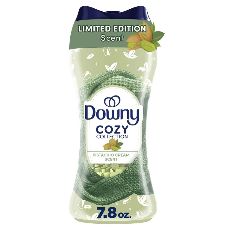 Downy Cozy Collection In-Wash Laundry Scent Booster Beads, Pistachio Cream Scent, 7.8 oz | Walmart (US)