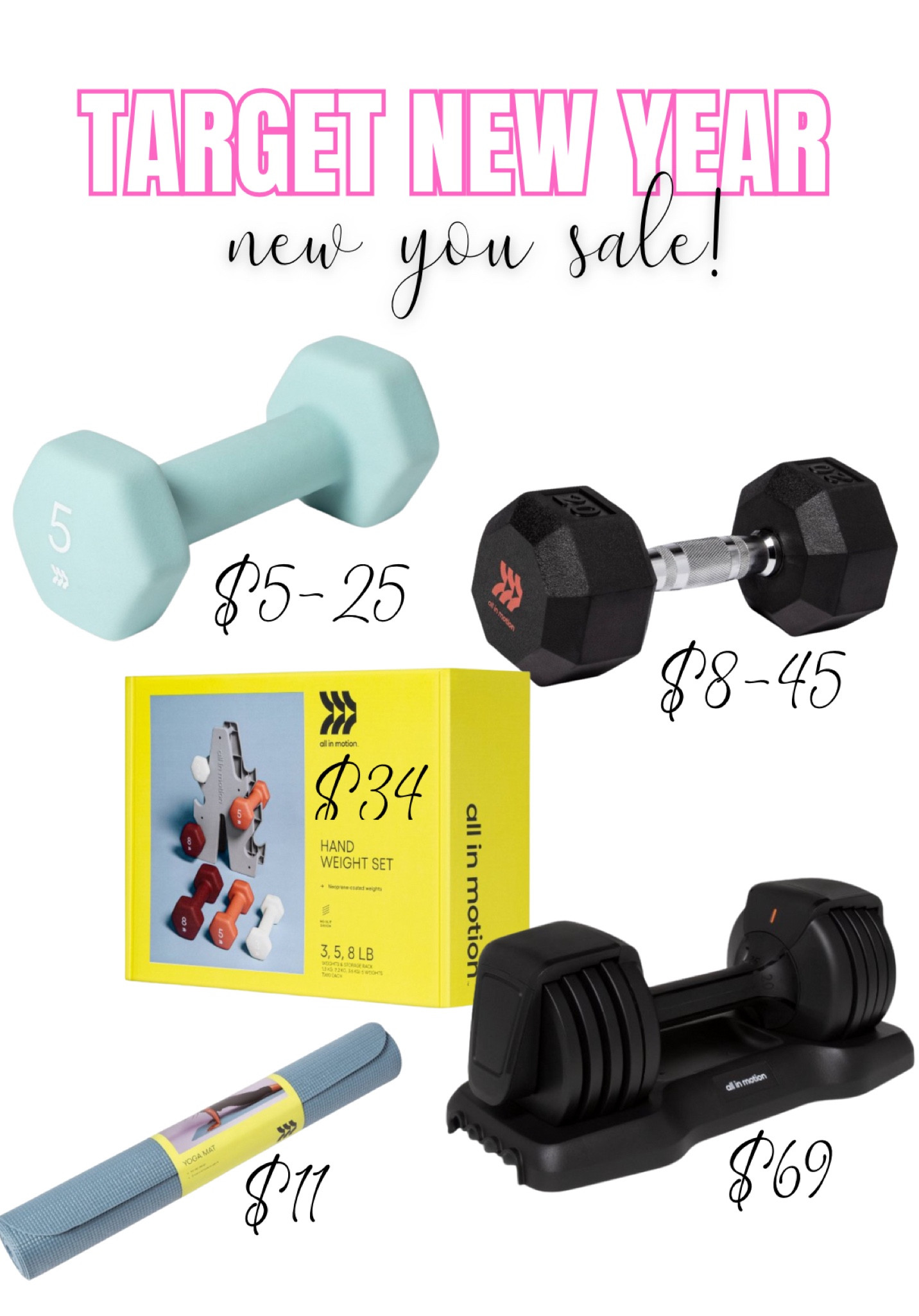 All in motion dumbbell rack sale