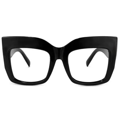 Black Square Blue Light Blocking Glasses For Women Block Blue Light UV Anti Eyestrain Eyeglasses | Temu Affiliate Program