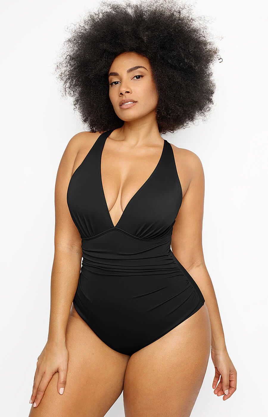 Smart Sculpt Plunge Cutout Swimsuit | Shapellx