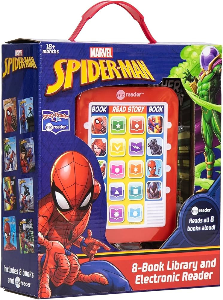 Marvel - Spider-man Me Reader Electronic Reader and 8 Sound Book Library - PI Kids | Amazon (US)