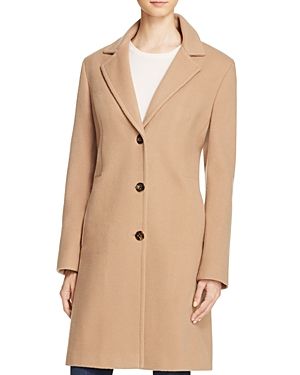 Calvin Klein Single-Breasted Button Front Coat | Bloomingdale's (US)