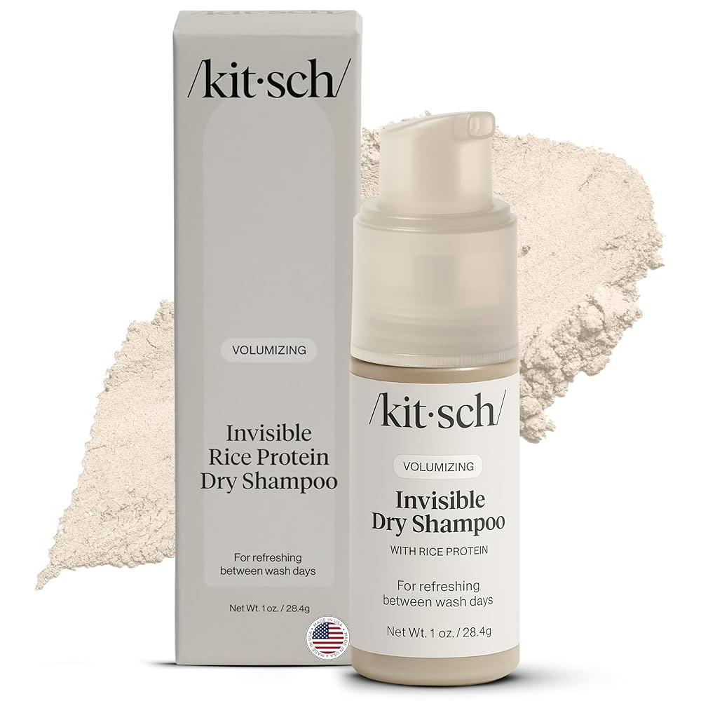Kitsch Volumizing Rice Protein Dry Shampoo Powder - Dry Shampoo for Women & Men, No White Cast, A... | Amazon (US)