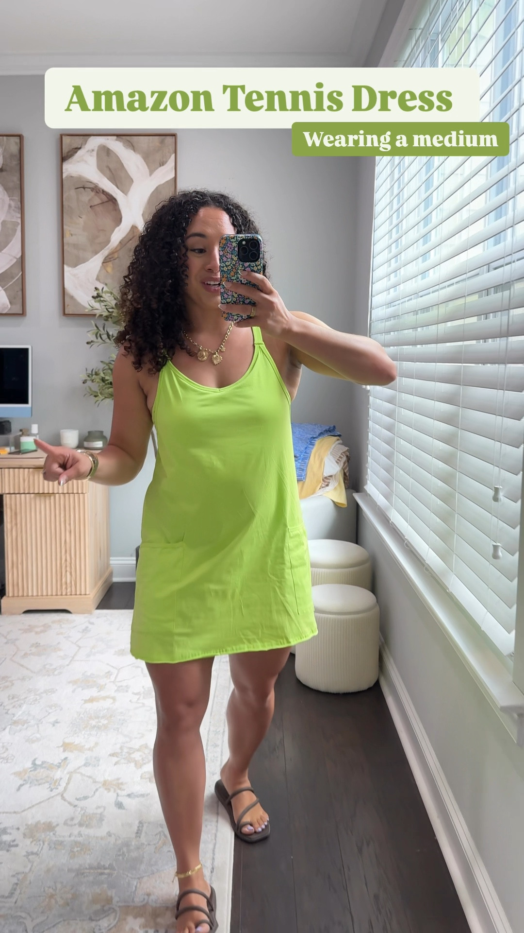 Wearing a medium has lots of stretch love me a good amazon tennis dress 

#LTKActive #LTKStyleTip #LTKShoeCrush