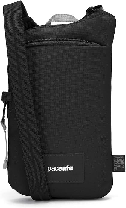 Pacsafe GO Anti Theft Tech Crossbody, Jet Black | Amazon (US)