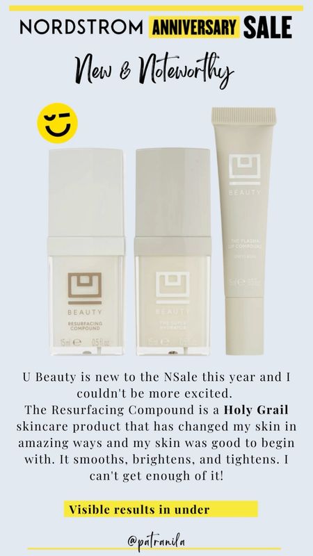 U Beauty Gift Set is a great way to discover how good the Resurfacing a really is. 

Skincare, must-have skincare products, Nordstrom Anniversary Sale ✨Nordstrom Sale, NSALE, Nordstrom Sale 2023, NSale 2023, Nordstrom Sale 2023, Nordstrom Top Picks, Nordstrom Sale favs, Anniversary Sale 

#LTKsalealert #LTKbeauty #LTKxNSale