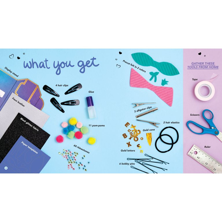 Klutz DIY Barrettes, Bows and Hair Ties - Walmart.com | Walmart (US)