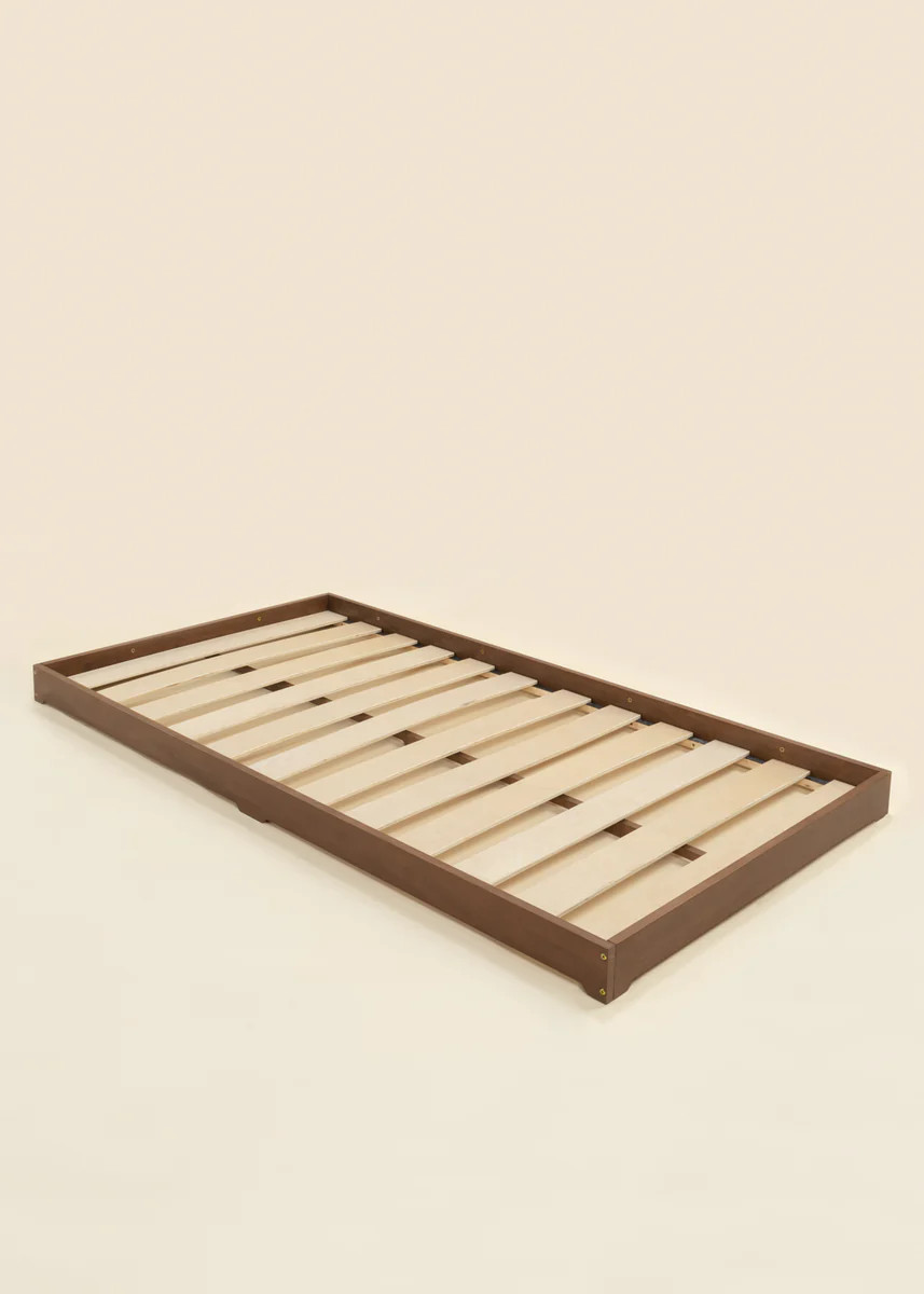 Wooden Bed Frame - Walnut | Coco Village