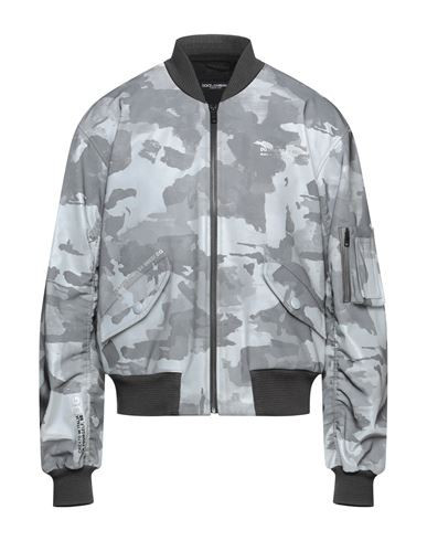 Dolce & gabbana Man Jacket Grey Size S Cotton, Polyester, Polyurethane, Elastane | YOOX (US)
