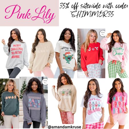 Pink Lily 35% off with code: SHIMMER35. 

Pink Lily Black Friday deals, Cyber week, Black Friday deals, holiday outfit, Christmas graphic tee, Christmas graphic sweatshirt

#LTKHoliday #LTKGiftGuide #LTKCyberWeek