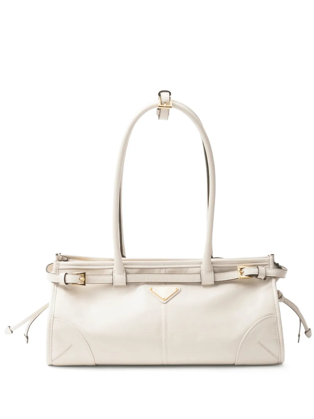 Prada Medium Bonnie Leather Tote Bag | Neutrals | FARFETCH JO | Farfetch Global