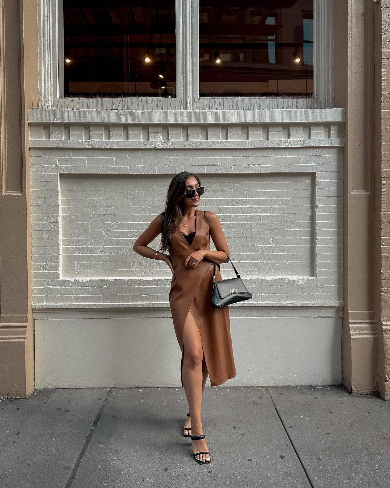 This leather dress is simply stunning for fall!!! I love the slip and buckle detailing, and how cute it looks with a lacy bra underneath  🤌🏽



#LTKstyletip #LTKSeasonal #LTKworkwear